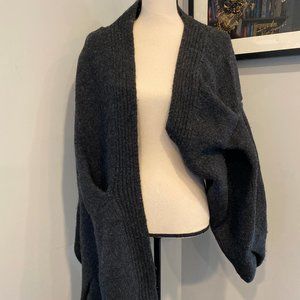 Alexander Wang Wool One Sleeved Sweater Wrap